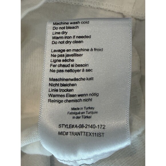 Anine Bing Lili Walk With Me Tee Women’s Size L Ivory Graphic Crew Neck Logo - Picture 9 of 12